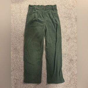 HALARA Olive Corduroy trouser Pants M/regular